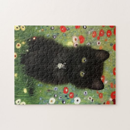 Gustav Klimt Kitten Puzzle (Horizontal)