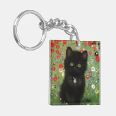 Gustav Klimt Kitten Schlüsselanhänger (Vorderseite links)
