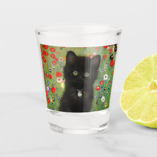 Gustav Klimt Kitten Schnapsglas