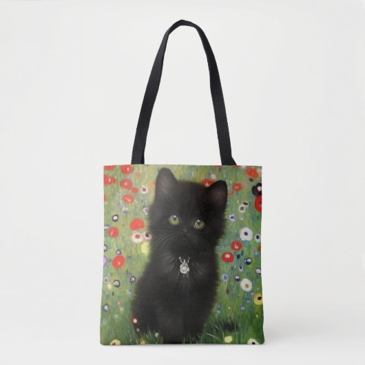 Gustav Klimt Kitten Tasche (Vorderseite)