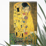 Gustav Klimt Kunst, Vintages Jugendstil Calenda Kalender<br><div class="desc">Vintager Kunstkalender mit Jugendstil-Gemälden von Gustav Klimt. Cover - The Kiss January - Beech Forest February - The Kiss März - Portrait of Baroness Elizabeth Bacchofen Echt April - Farmergarden with Sunflower May - Lady with Fan June - Malcesine on Lake Garda Juli - Sonnenblumensee August - Am Attersee September...</div>