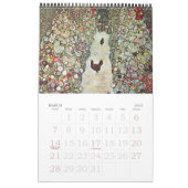 Gustav Klimt Kunst, Vintages Jugendstil Kalender (Mär 2027)