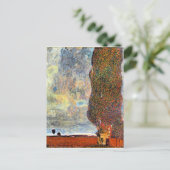 Gustav Klimt Kunstwerk, Großer Poplar II Postkarte (Stehend Vorderseite)