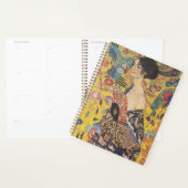 Gustav Klimt-Lady mit einem Fan | Planer (Anzeige)