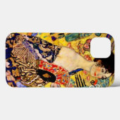 Gustav Klimt Lady mit Fan Case-Mate iPhone Hülle (Rückseite (Horizontal))