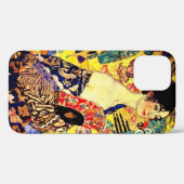 Gustav Klimt Lady mit Fan Case-Mate iPhone Hülle (Rückseite (Horizontal))