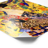 Gustav Klimt Lady mit Fan Fotodruck (Ecke)