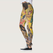 Gustav Klimt - Lady mit Fan Leggings (Links)