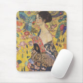 Gustav Klimt Lady mit Fan-Mauspad Mousepad (Mit Mouse)