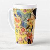 Gustav Klimt Lady mit Fan Milchtasse (Linke Ecke)