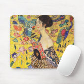 Gustav Klimt Lady mit Fan Mousepad (Mit Mouse)