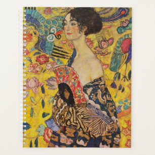 Gustav Klimt - Lady mit Fan Planer