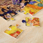 Gustav Klimt Lady mit Fan Puzzle (Seite)