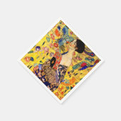 Gustav Klimt Lady mit Fan Serviette (Ecke)