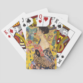 Gustav Klimt - Lady mit Fan Spielkarten