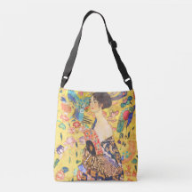 Gustav Klimt Lady mit Fan Vintage Jugendstil