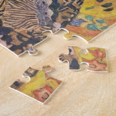 Gustav Klimt Lady mit Fanpuzzle Puzzle (Seite)