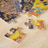 Gustav Klimt Lady mit Lüfter Puzzle (Seite)