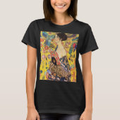Gustav Klimt Lady mit Lüfter T-Shirt (Vorderseite)