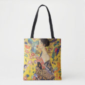 Gustav Klimt Lady mit Lüfter Tasche (Vorderseite)
