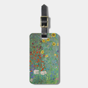 Gustav Klimt - Landgarten mit Sonnenblumen Gepäckanhänger