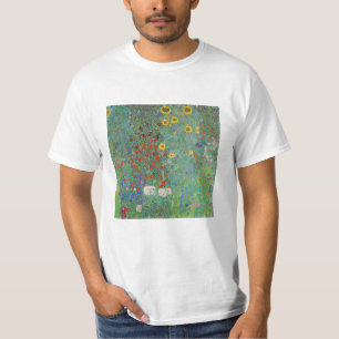 Gustav Klimt - Landgarten mit Sonnenblumen T-Shirt