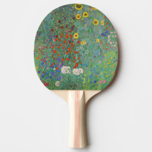 Gustav Klimt - Landgarten mit Sonnenblumen Tischtennis Schläger