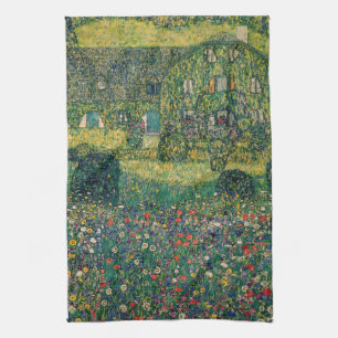 Gustav Klimt - Landhaus am Attersee Geschirrtuch