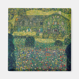 Gustav Klimt - Landhaus am Attersee Magnet