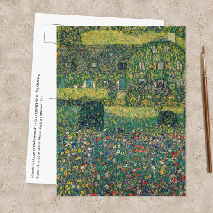 Gustav Klimt - Landhaus am Attersee Postkarte