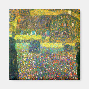 Gustav Klimt: Landhaus im Attersee Magnet