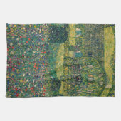 Gustav Klimt - Landhaus vom Attersee Geschirrtuch (Horizontal)