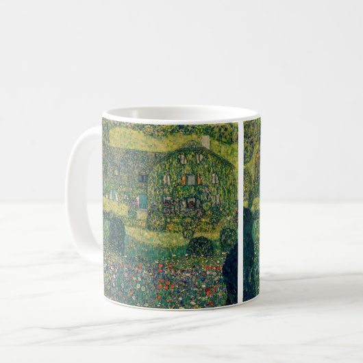 Gustav Klimt - Landhaus vom Attersee Kaffeetasse (Vorderseite Links)