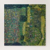 Gustav Klimt - Landhaus vom Attersee Puzzle (Horizontal)
