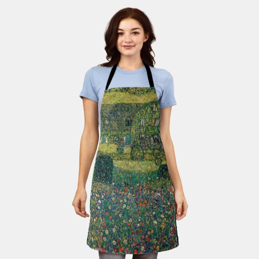 Gustav Klimt - Landhaus vom Attersee Schürze (Getragen)