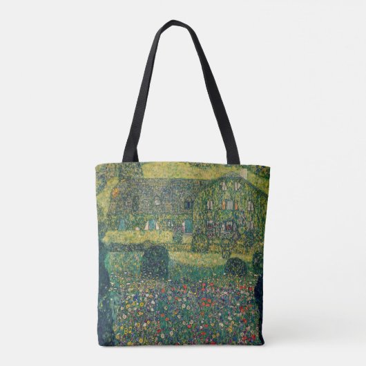 Gustav Klimt - Landhaus vom Attersee Tasche (Rückseite)