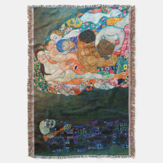 Gustav Klimt "Leben und Tod" Decke (Vorderseite Vertikal)