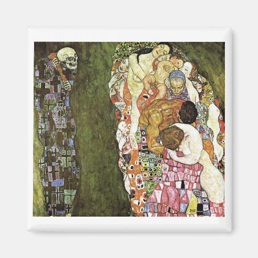 Gustav Klimt ~ Leben und Tod Magnet (Vorne)