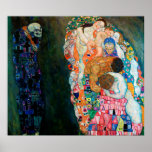 Gustav Klimt "Leben und Tod" Poster<br><div class="desc">Gustav Klimt "Leben und Tod"</div>