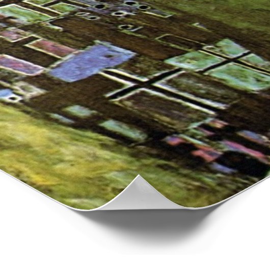 Gustav Klimt ~ Leben und Tod-Poster Poster (Ecke)