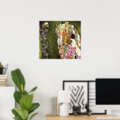 Gustav Klimt ~ Leben und Tod-Poster Poster (Heimbüro)