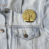 Gustav Klimt Lebensbaum Knopf Button (Beispiel)
