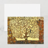 Gustav Klimt Lebensbaum Postkarte (Vorne/Hinten)