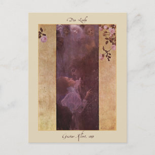 Gustav Klimt Liebe 1895 Postkarte