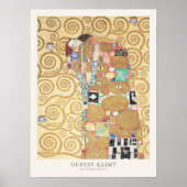 Gustav Klimt Liebhaber der Kunst, Kunst und Kultur Poster (Vorne)