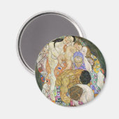 Gustav Klimt Life and Death Magnet (Vorderseite/Rückseite)