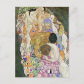 Gustav Klimt Life and Death Postcard Postkarte (Vorderseite)