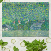 Gustav Klimt - Litzlberg am Attersee Geschirrtuch (Gefaltet)