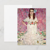Gustav Klimt Mada Primavesi Begleitkarte (Vorne/Hinten)