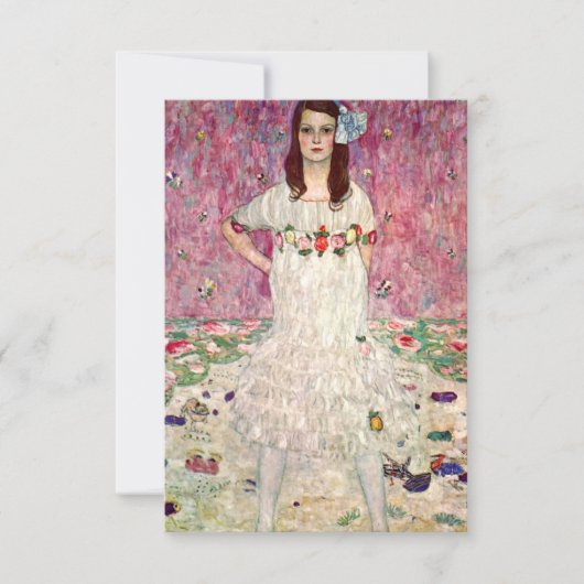 Gustav Klimt Mada Primavesi Dankeskarte (Vorderseite)